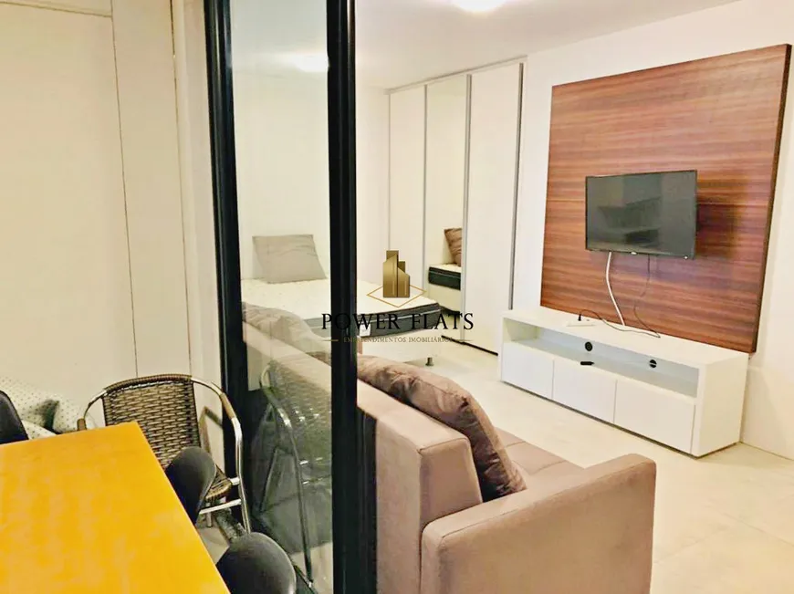 Foto 1 de Flat com 1 Quarto para alugar, 40m² em Vila Olímpia, São Paulo