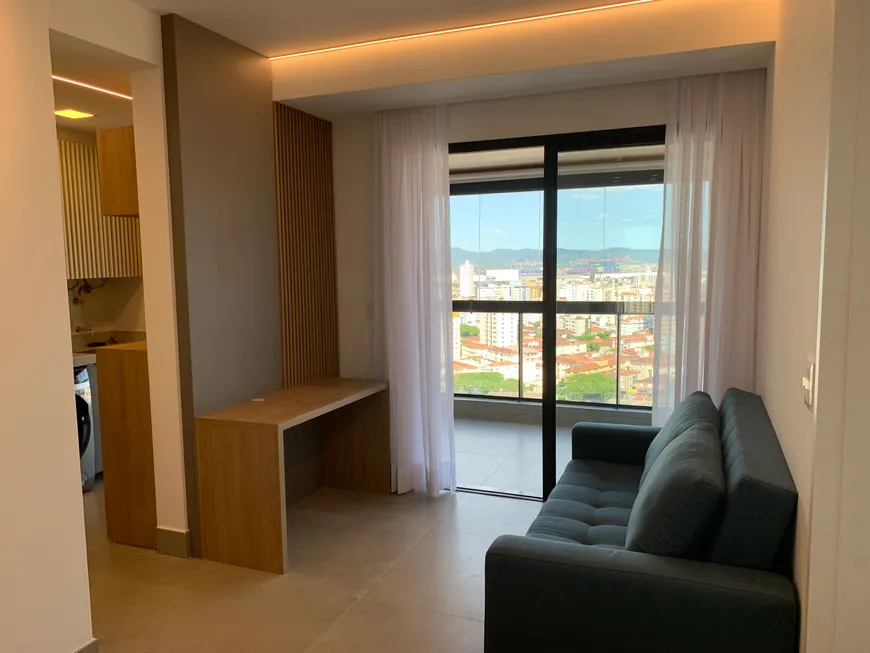 Foto 1 de Apartamento com 1 Quarto para alugar, 54m² em Boqueirão, Santos