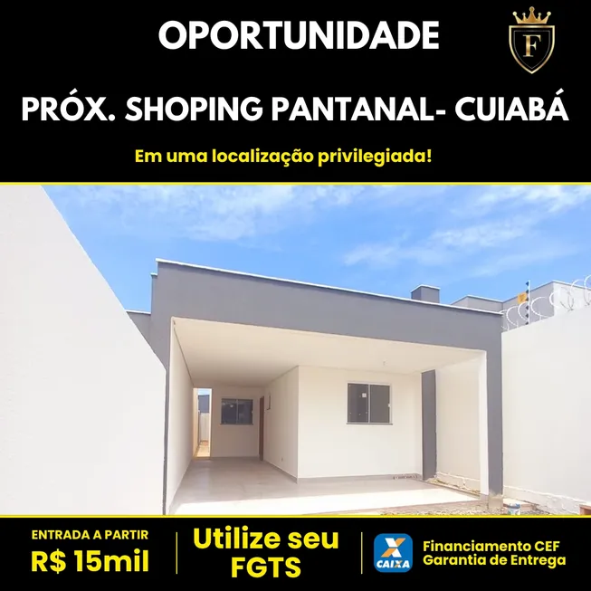 Foto 1 de Casa com 3 Quartos à venda, 180m² em Dom Bosco, Cuiabá
