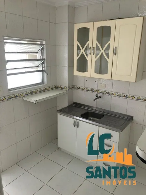 Foto 1 de Apartamento com 1 Quarto à venda, 50m² em Embaré, Santos