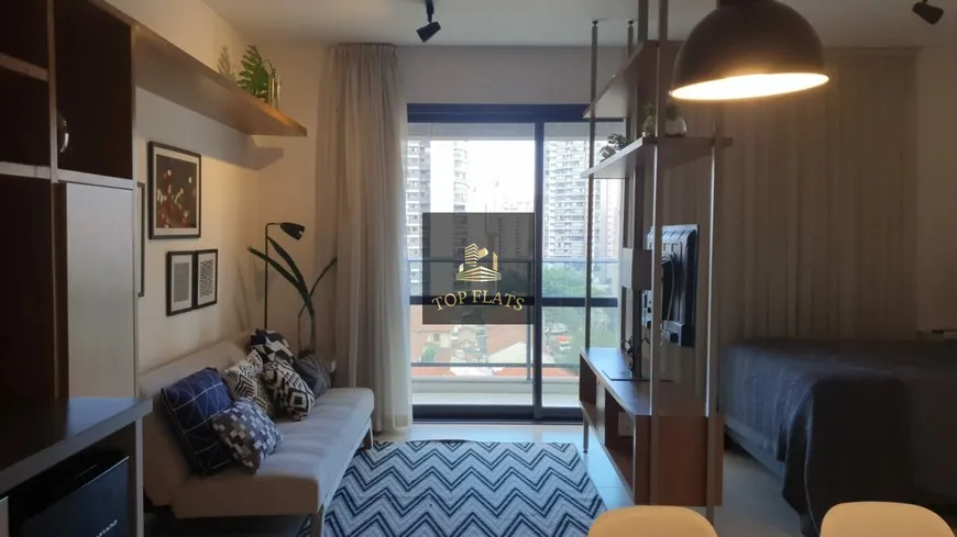 Foto 1 de Flat com 1 Quarto para alugar, 40m² em Itaim Bibi, São Paulo