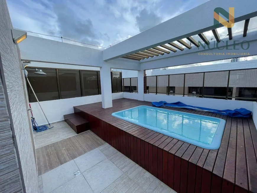 Foto 1 de Cobertura com 3 Quartos à venda, 130m² em Cabo Branco, João Pessoa