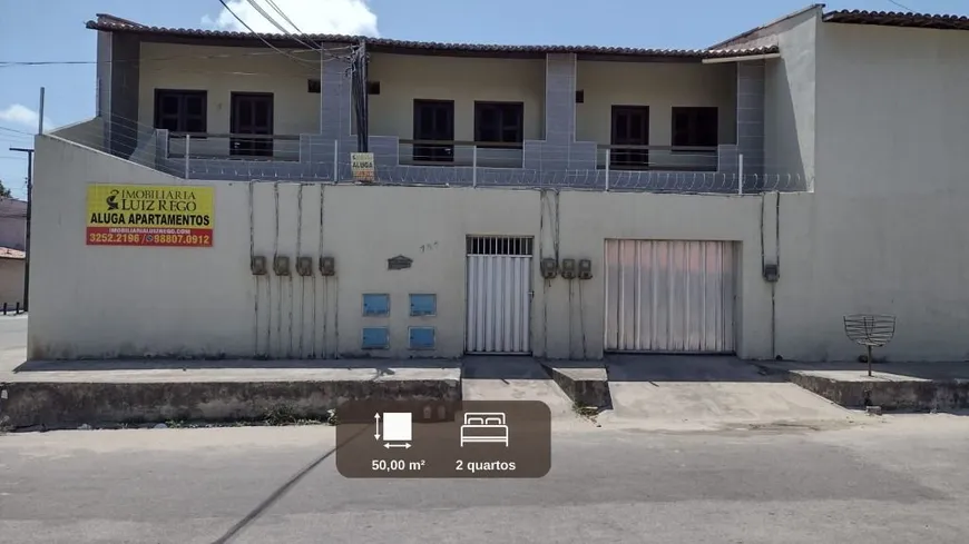 Foto 1 de Apartamento com 2 Quartos para alugar, 50m² em Cajazeiras, Fortaleza