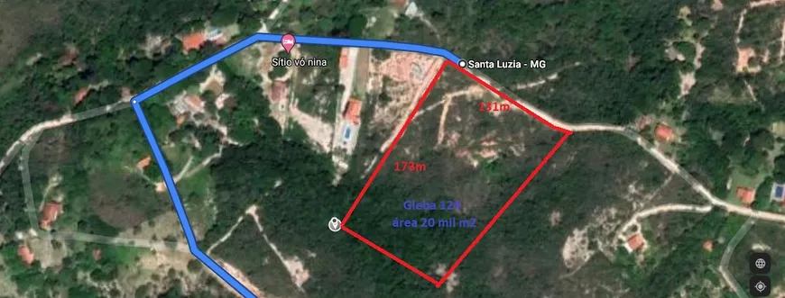 Foto 1 de Lote/Terreno à venda, 20000m² em Area Rural de Santa Luzia, Santa Luzia