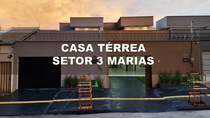 Foto 1 de Casa com 3 Quartos à venda, 132m² em Três Marias , Goiânia