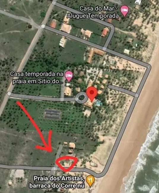 Foto 1 de Lote/Terreno à venda, 1290m² em Sítio do Conde, Conde