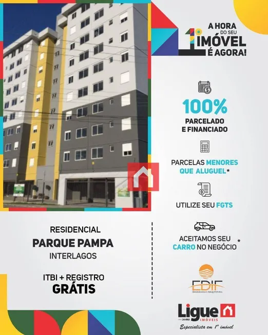 Foto 1 de Apartamento com 2 Quartos à venda, 47m² em Interlagos, Caxias do Sul