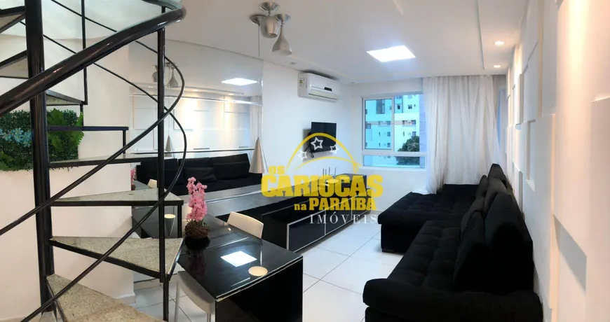 Foto 1 de Apartamento com 1 Quarto à venda, 77m² em Tambaú, João Pessoa