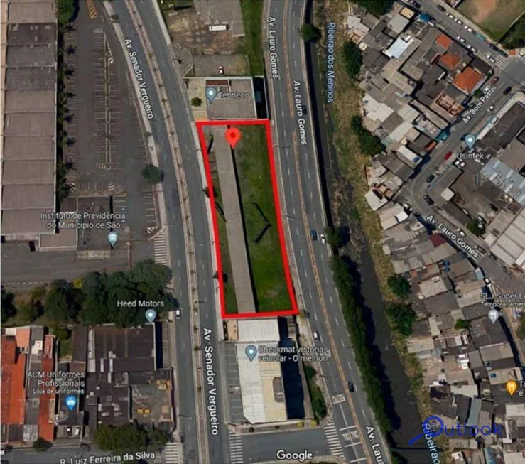 Foto 1 de Lote/Terreno para alugar, 2101m² em Jardim do Mar, São Bernardo do Campo