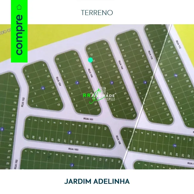 Foto 1 de Lote/Terreno à venda, 200m² em Jardim Adelinha, Franca