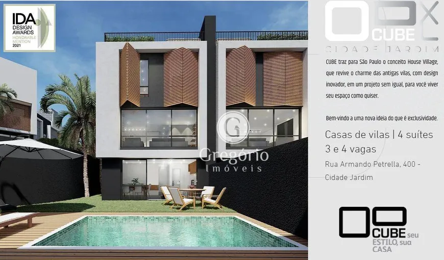 Foto 1 de Casa com 4 Quartos à venda, 340m² em Cidade Jardim, São Paulo