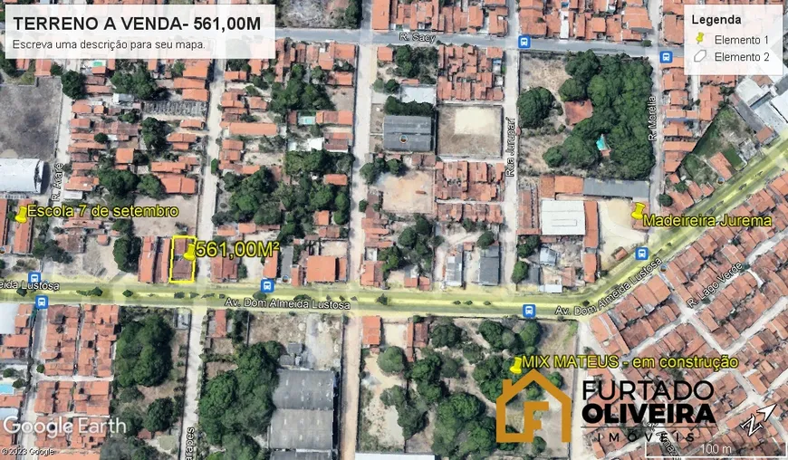 Foto 1 de Lote/Terreno à venda, 561m² em Parque Guadalajara Jurema, Caucaia