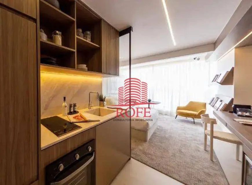 Foto 1 de Apartamento com 1 Quarto à venda, 25m² em Cidade Monções, São Paulo