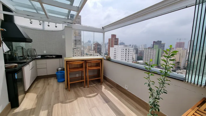 Foto 1 de Cobertura com 2 Quartos à venda, 95m² em Pinheiros, São Paulo