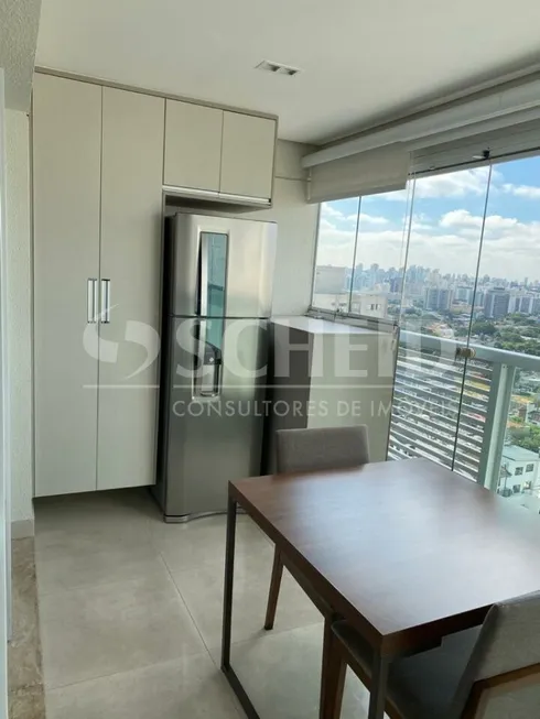 Foto 1 de Apartamento com 1 Quarto para alugar, 33m² em Brooklin, São Paulo