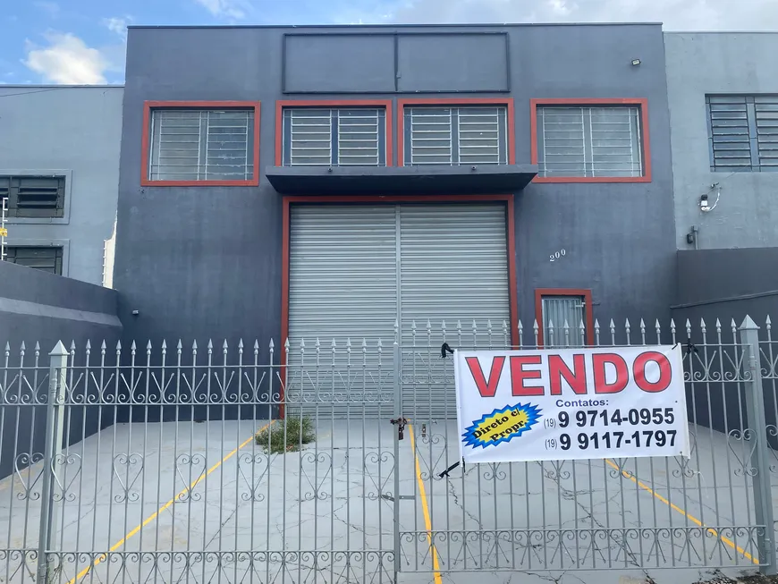 Foto 1 de Galpão/Depósito/Armazém para venda ou aluguel, 280m² em Jardim Nilópolis, Campinas