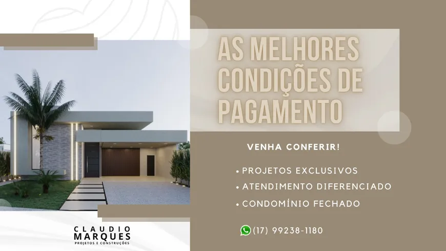 Foto 1 de Casa de Condomínio com 3 Quartos à venda, 240m² em Iguatemi, São José do Rio Preto