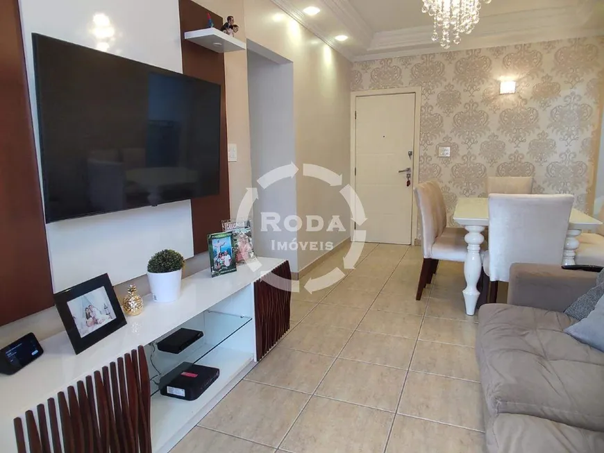 Foto 1 de Apartamento com 2 Quartos à venda, 84m² em Campo Grande, Santos