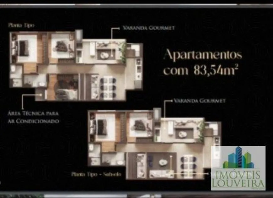 Foto 1 de Apartamento com 3 Quartos à venda, 84m² em VILA FAUSTINA II, Valinhos