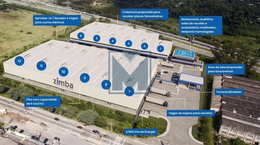 Foto 1 de Galpão/Depósito/Armazém para alugar, 1470m² em Vila Nova Conceição, São Paulo