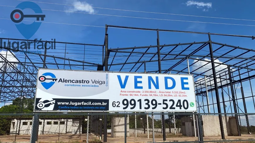 Foto 1 de Galpão/Depósito/Armazém à venda, 2550m² em , Abadia de Goiás