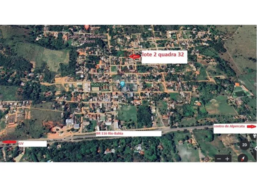 Foto 1 de Lote/Terreno à venda, 360m² em Centro, Alpercata