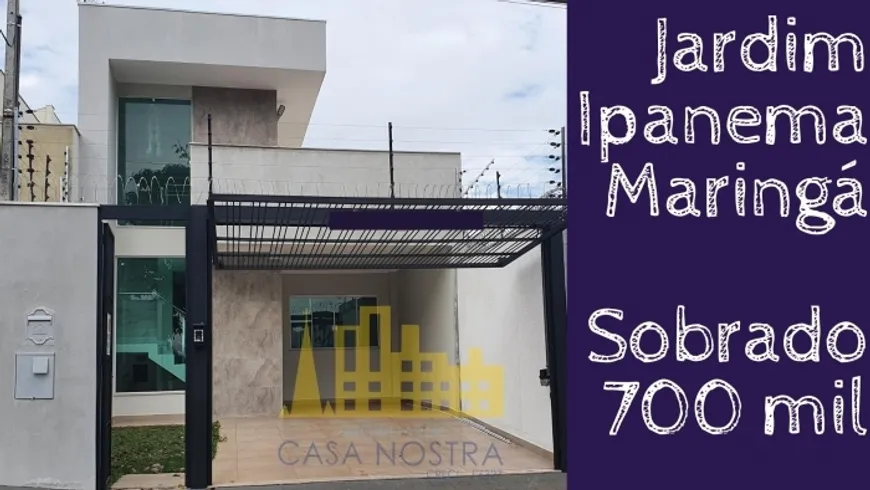 Foto 1 de Sobrado com 2 Quartos à venda, 200m² em Jardim Ipanema, Maringá