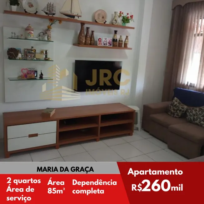 Foto 1 de Apartamento com 2 Quartos à venda, 85m² em Maria da Graça, Rio de Janeiro
