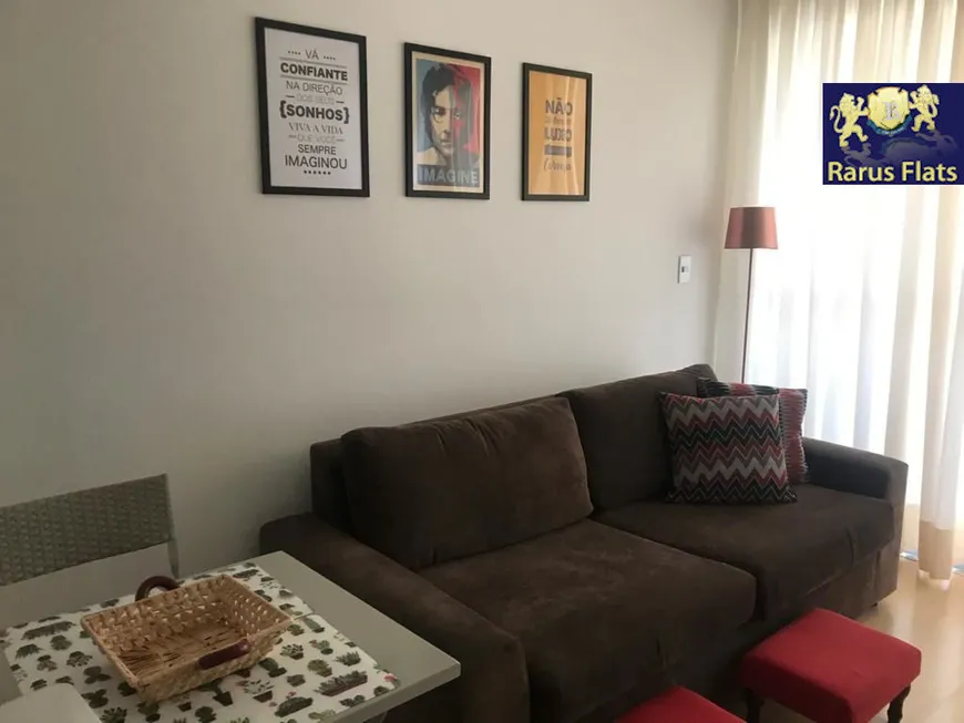 Foto 1 de Flat com 1 Quarto à venda, 35m² em Moema, São Paulo