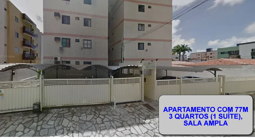 Foto 1 de Apartamento com 3 Quartos à venda, 77m² em Bancários, João Pessoa