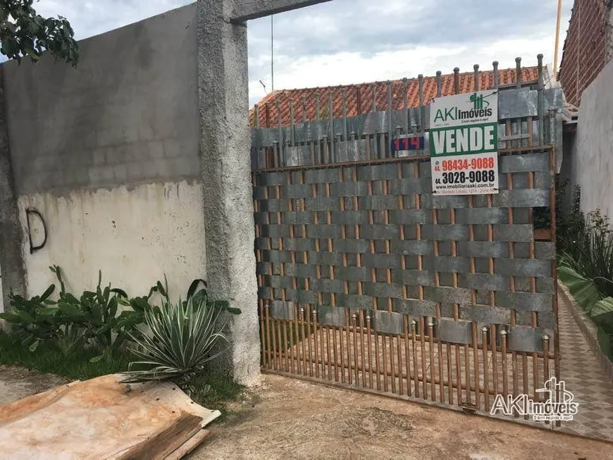 Foto 1 de Casa com 2 Quartos à venda, 75m² em Conjunto Residencial Cidade Alta, Maringá