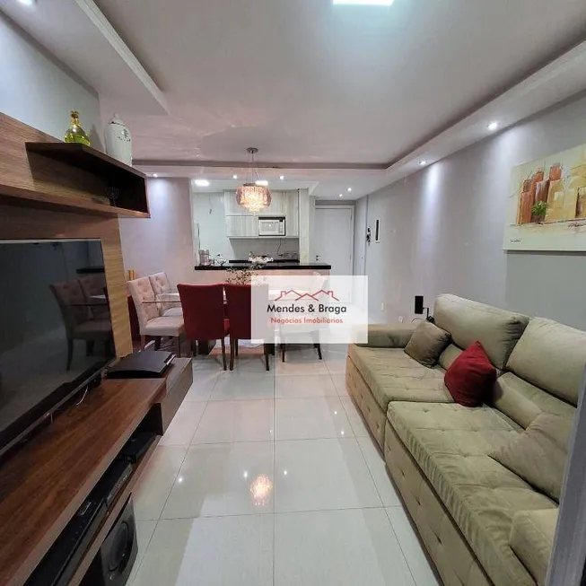 Foto 1 de Apartamento com 2 Quartos à venda, 65m² em Picanço, Guarulhos