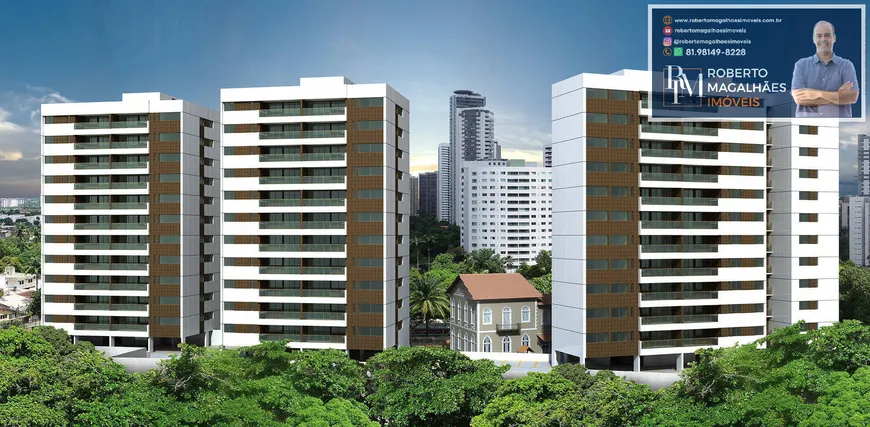 Foto 1 de Apartamento com 4 Quartos à venda, 145m² em Poço, Recife