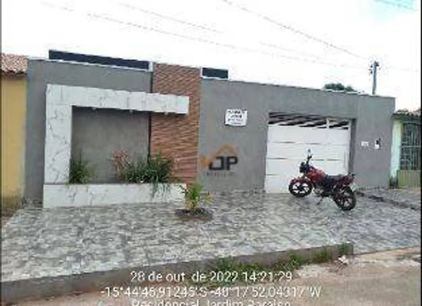 Foto 1 de Casa com 3 Quartos à venda, 136m² em Residencial Jardim Paraiso, Águas Lindas de Goiás