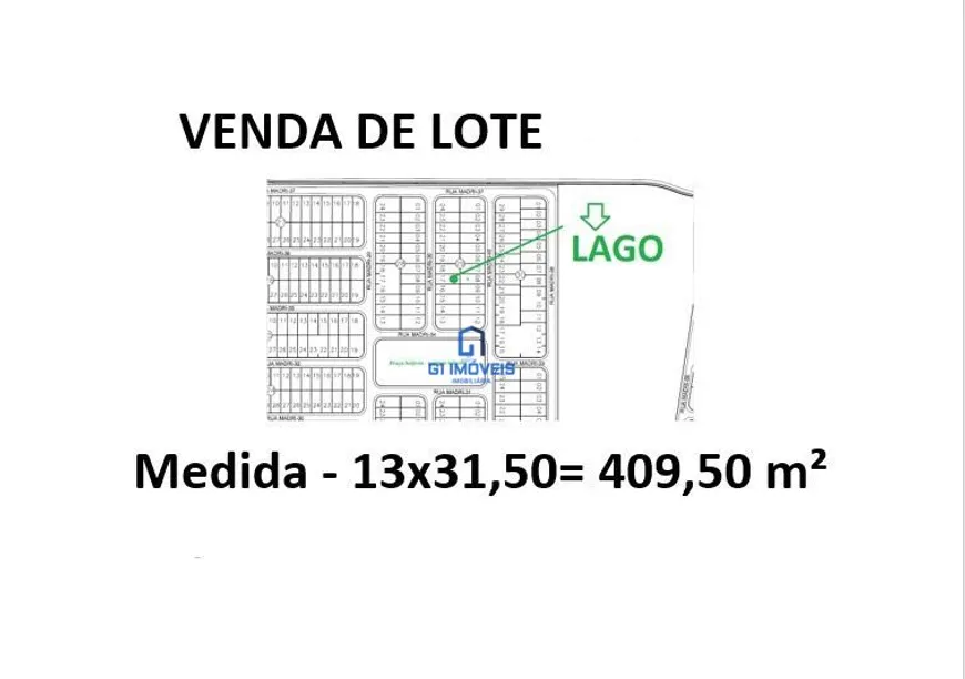 Foto 1 de Lote/Terreno à venda, 409m² em Jardins Madri, Goiânia