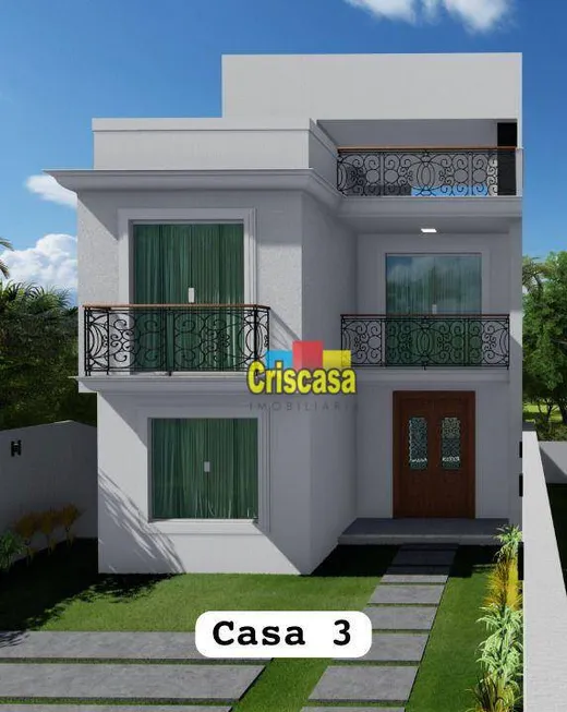 Foto 1 de Casa com 4 Quartos à venda, 210m² em Colinas, Rio das Ostras