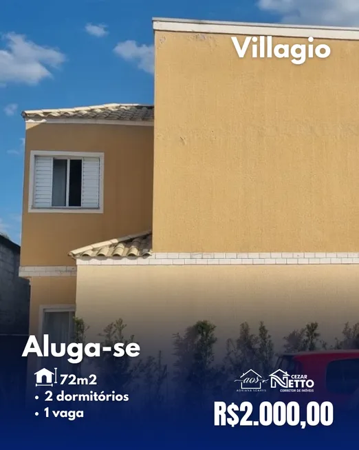 Foto 1 de Sobrado com 2 Quartos para alugar, 72m² em Vila Lavínia, Mogi das Cruzes