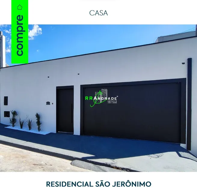 Foto 1 de Casa com 3 Quartos à venda, 150m² em Residencial São Jerônimo , Franca
