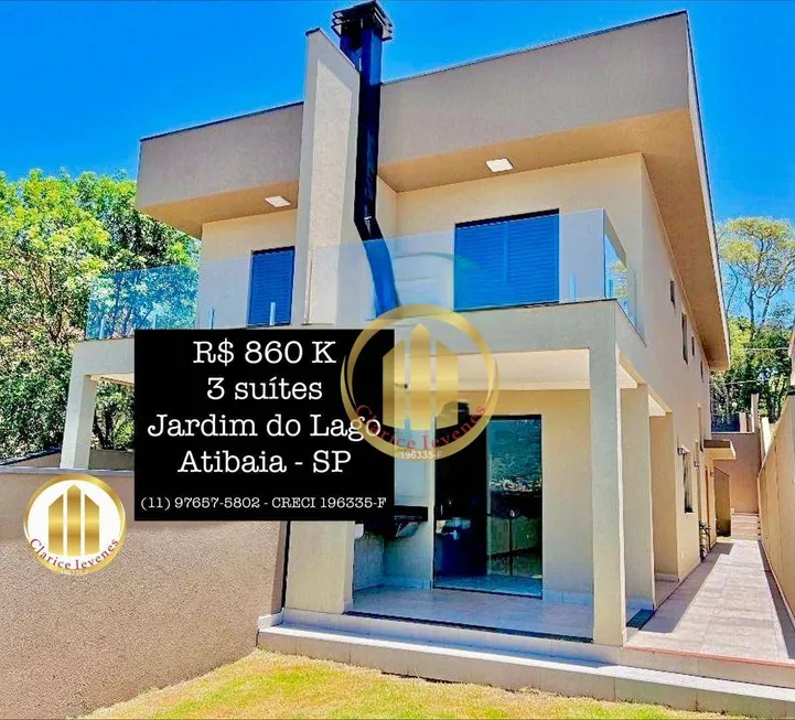 Foto 1 de Casa com 3 Quartos à venda, 140m² em Jardim do Lago, Atibaia