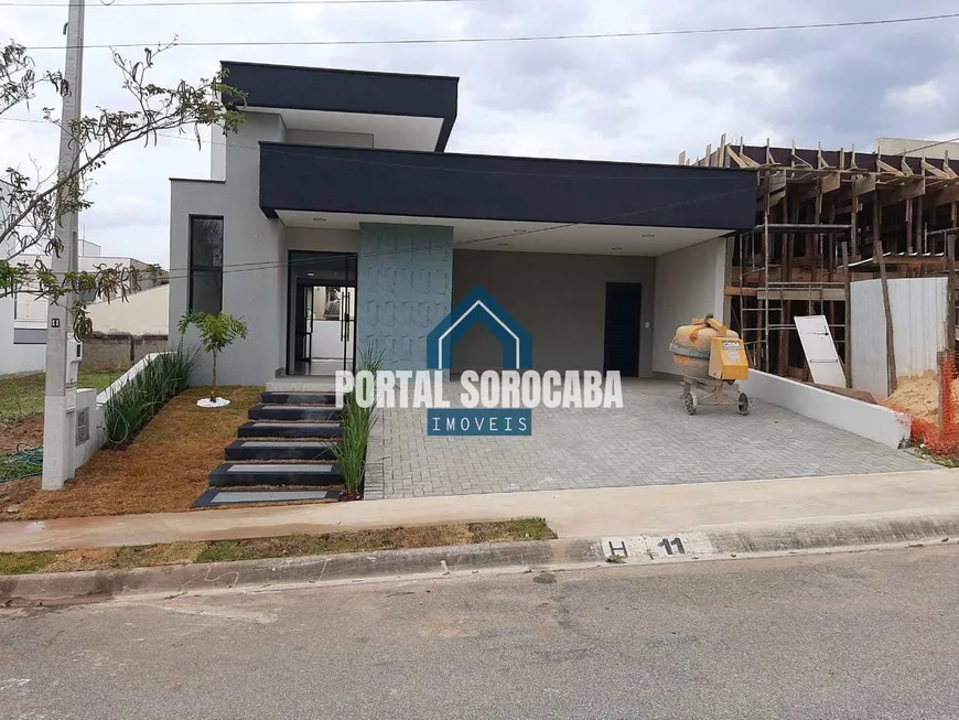 Foto 1 de Casa de Condomínio com 3 Quartos à venda, 152m² em Cajuru do Sul, Sorocaba