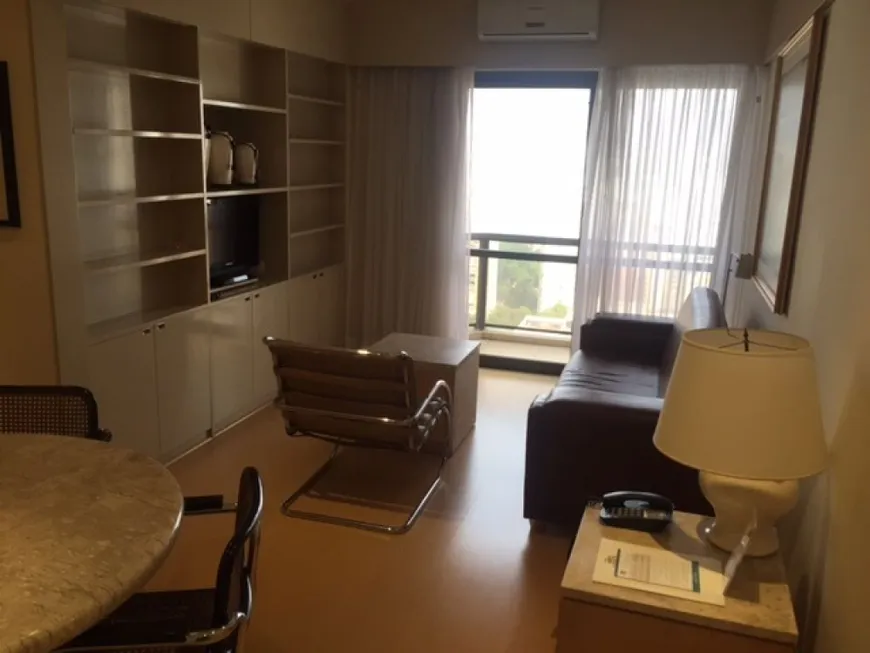 Foto 1 de Flat com 1 Quarto para alugar, 41m² em Jardins, São Paulo