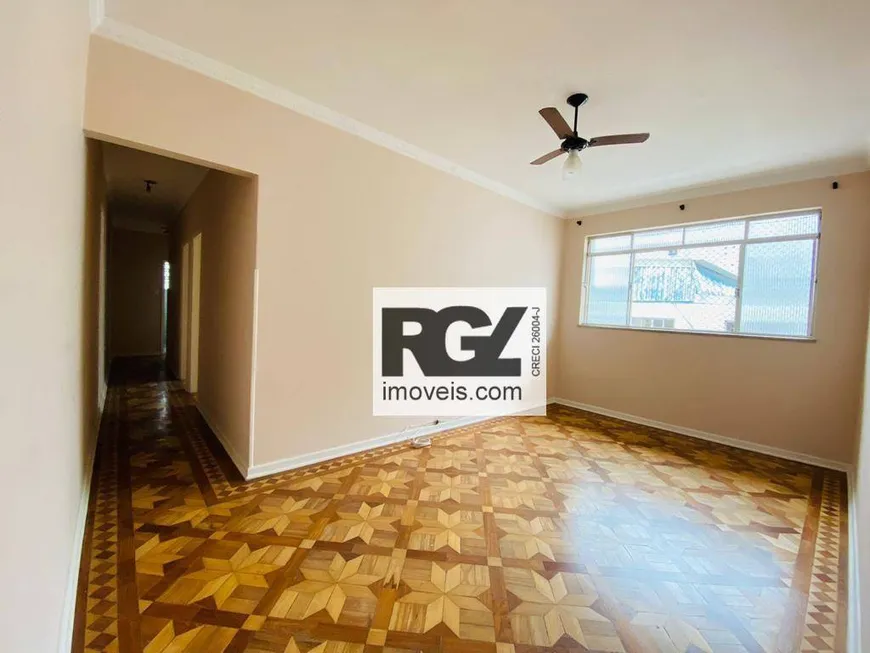 Foto 1 de Apartamento com 3 Quartos à venda, 130m² em Gonzaga, Santos