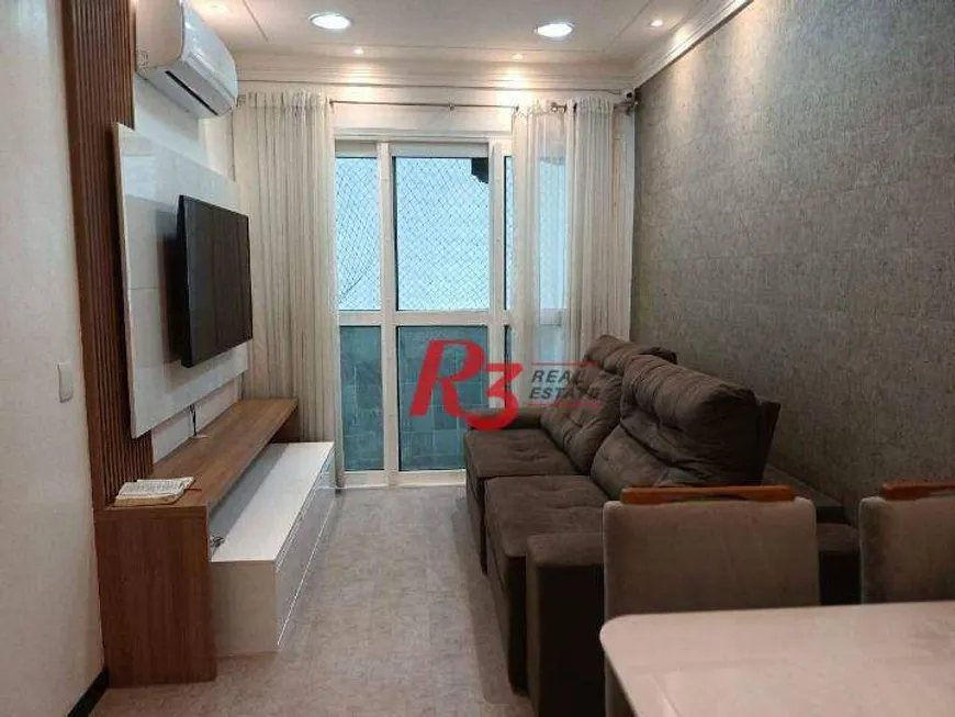 Foto 1 de Apartamento com 2 Quartos para alugar, 75m² em Gonzaga, Santos