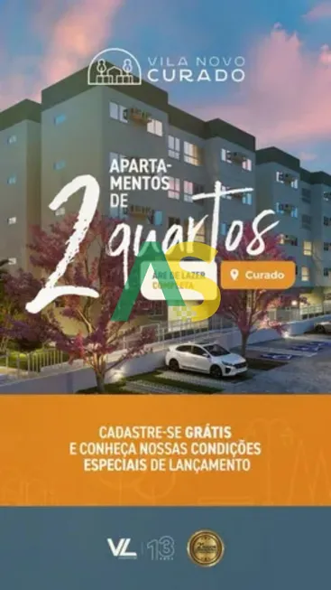 Foto 1 de Apartamento com 2 Quartos à venda, 45m² em Cruz do Reboucas, Igarassu