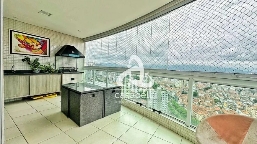 Foto 1 de Apartamento com 3 Quartos à venda, 118m² em Boqueirão, Santos