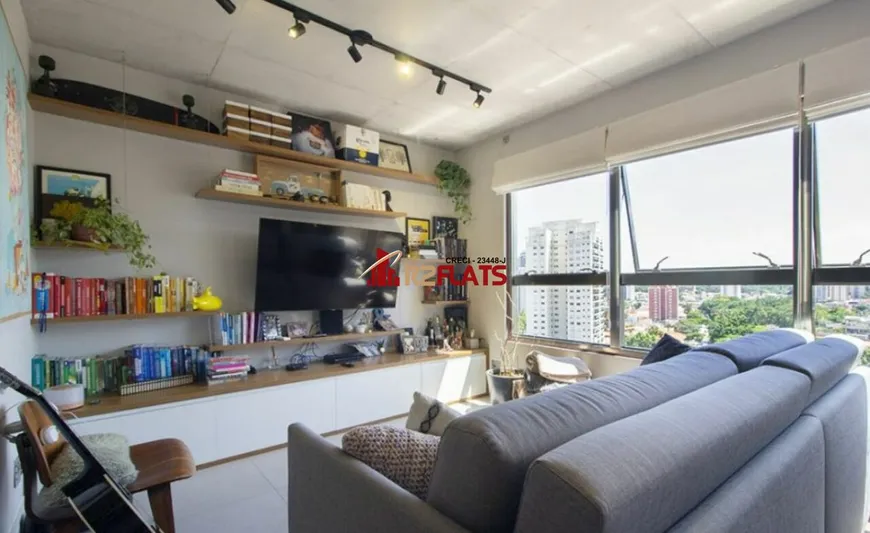 Foto 1 de Flat com 1 Quarto para alugar, 70m² em Brooklin, São Paulo