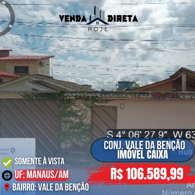 Foto 1 de Casa com 3 Quartos à venda, 105m² em Centro, Coari