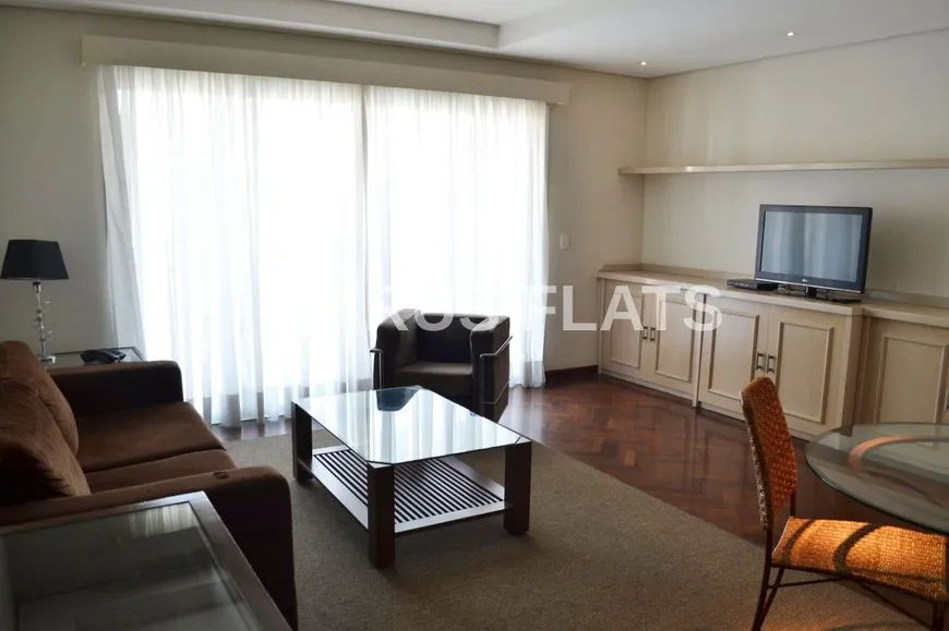 Foto 1 de Flat com 1 Quarto para alugar, 52m² em Pinheiros, São Paulo