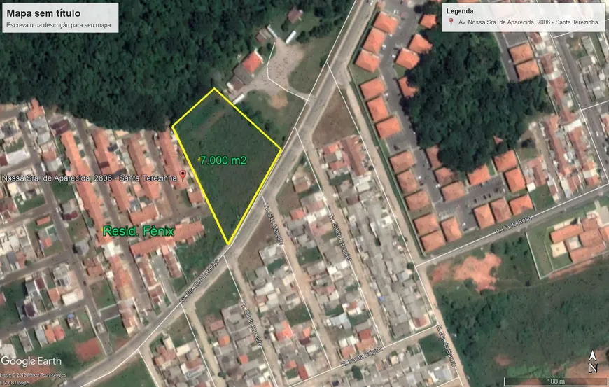 Foto 1 de Lote/Terreno à venda, 7000m² em Santa Terezinha, Fazenda Rio Grande