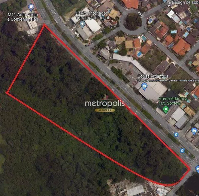 Foto 1 de Lote/Terreno para venda ou aluguel, 2200m² em Interlagos, São Paulo